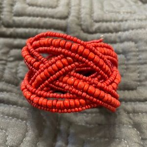 Orange beaded Bracelet